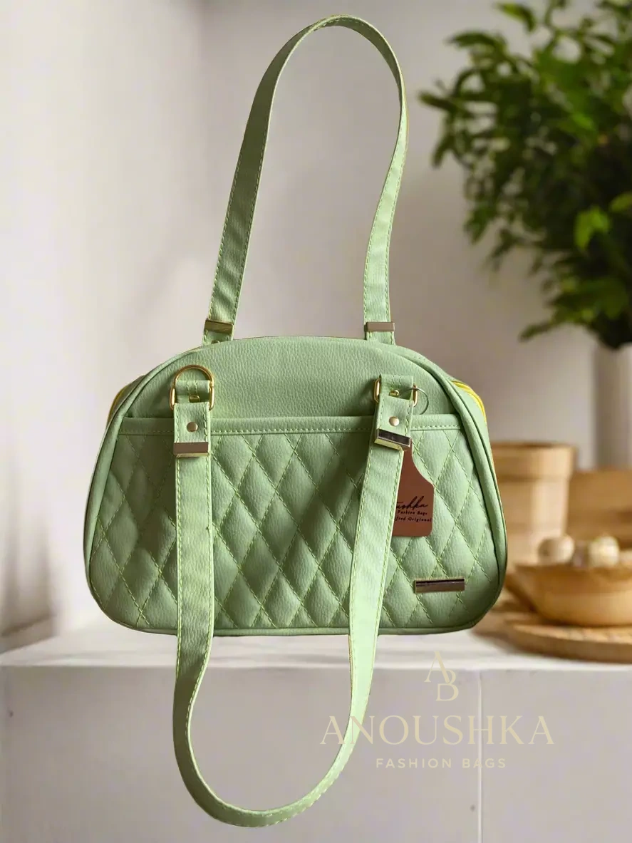 Evie Bowler Handbag green