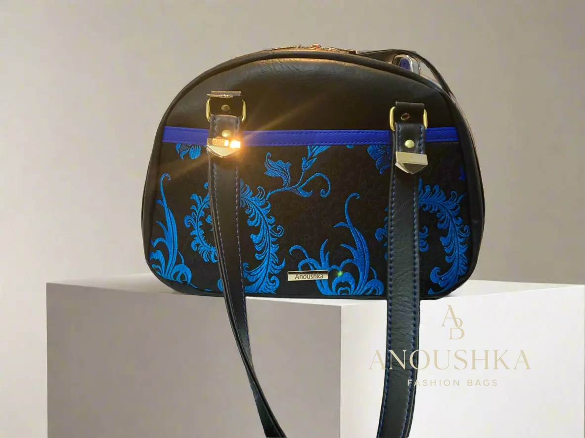 Evie Bowler Handbag blue