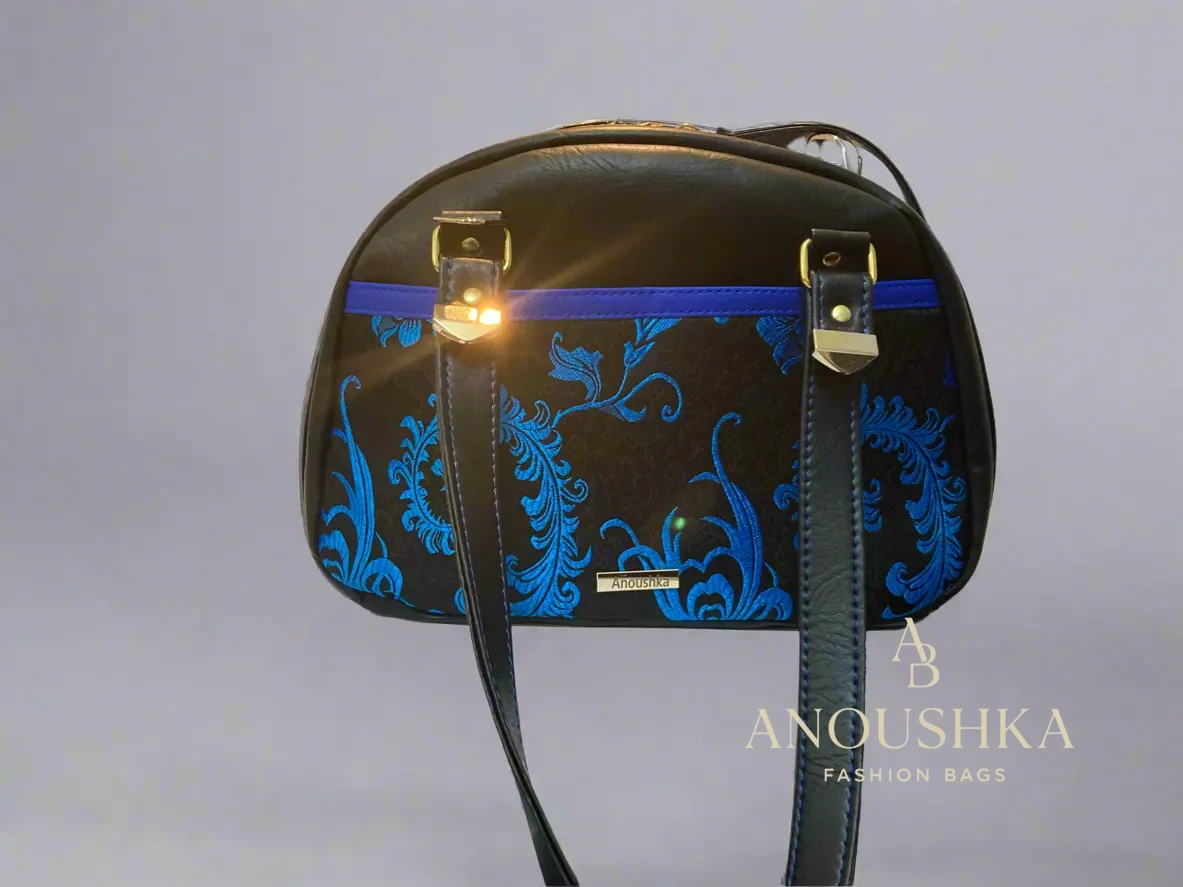 Evie Bowler Handbag blue