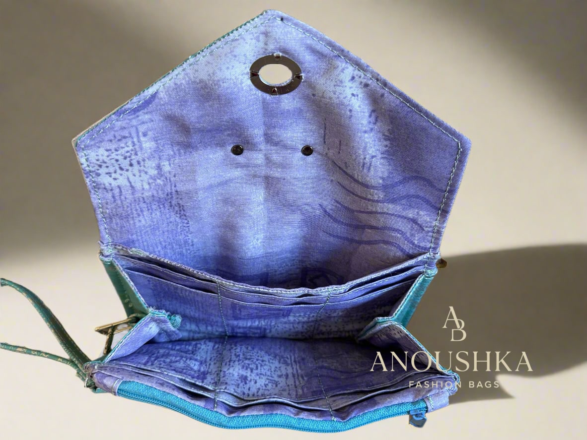 Gemini Purse/Wallet - Sea Blue