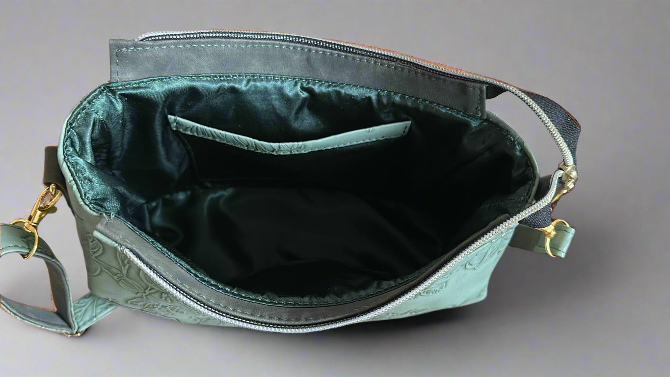 Annabelle Floral Green Handbag