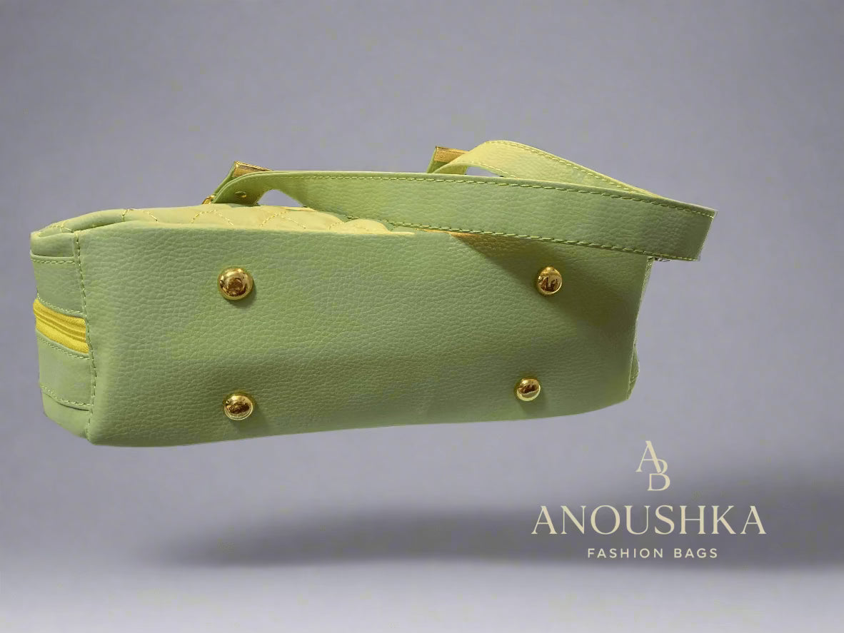 Evie Bowler Handbag green