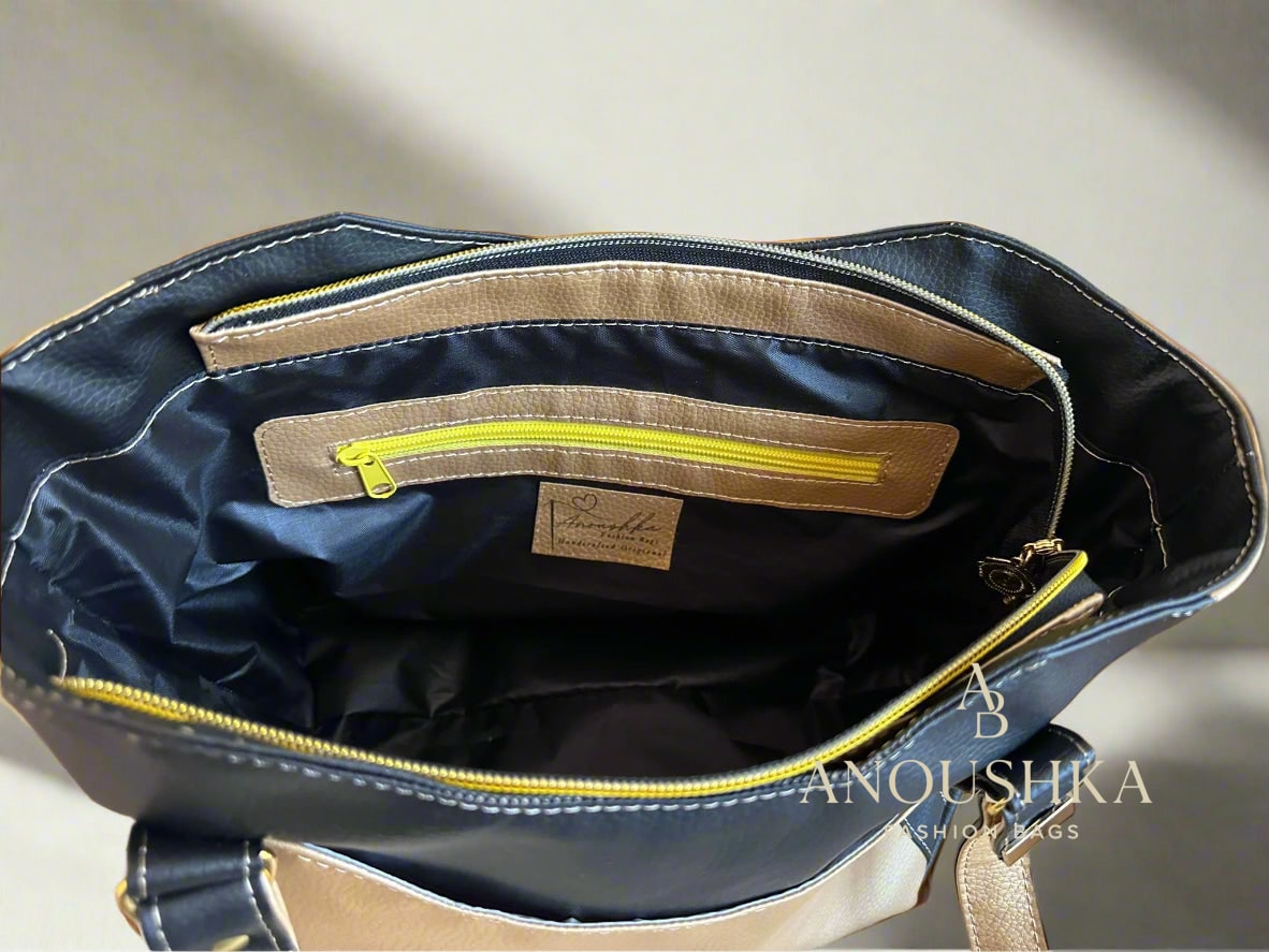 Hiraeth Handbag Gold & black