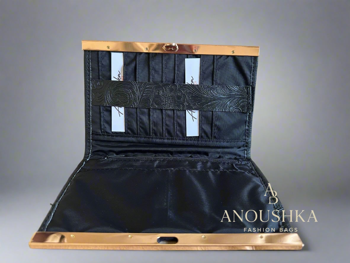 Compact Clutch Wallet (Black)