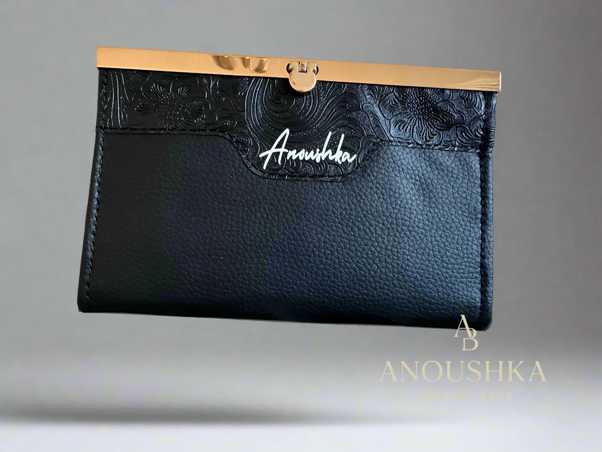 Compact Clutch Wallet (Black)