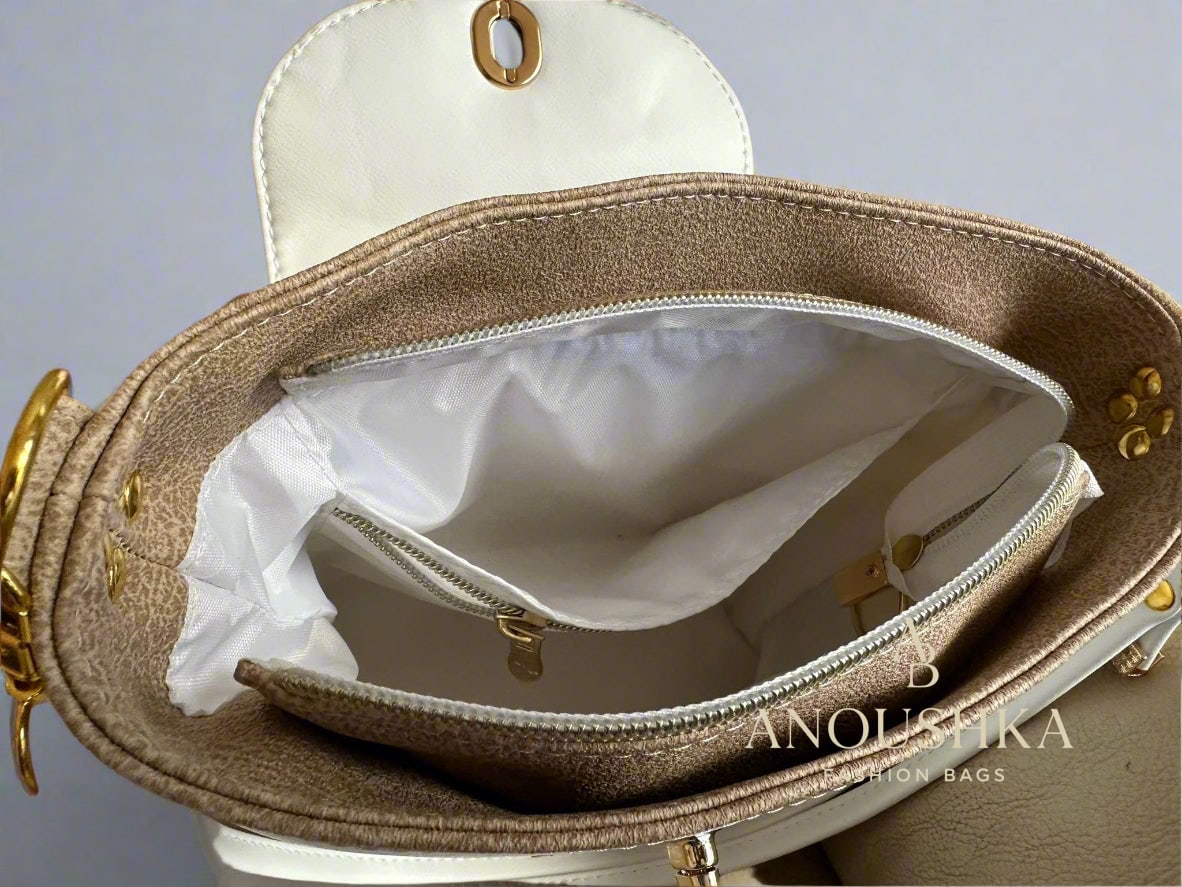 Baby Belle Bucket Bag (White)