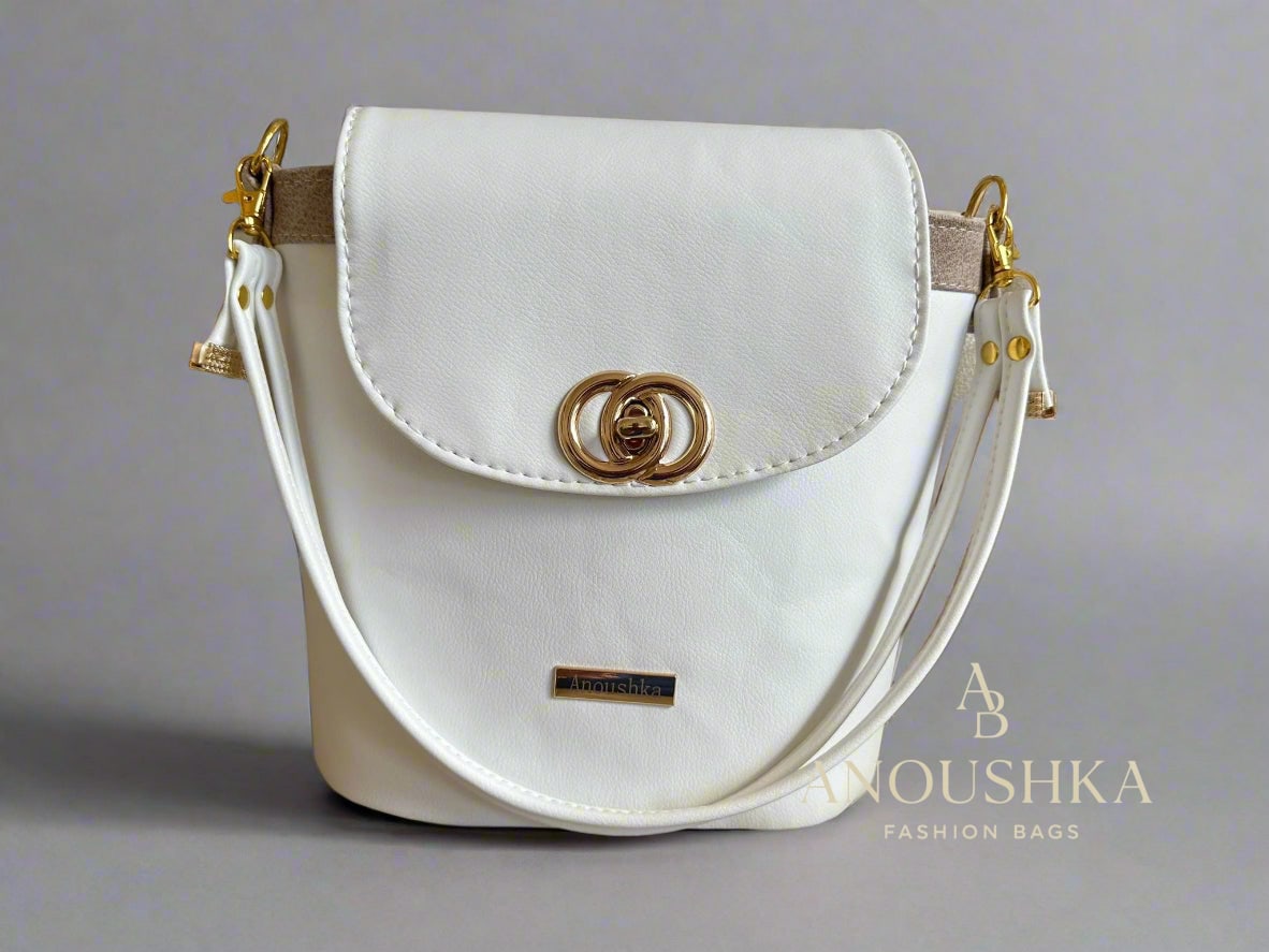 Baby Belle Bucket Bag (White)