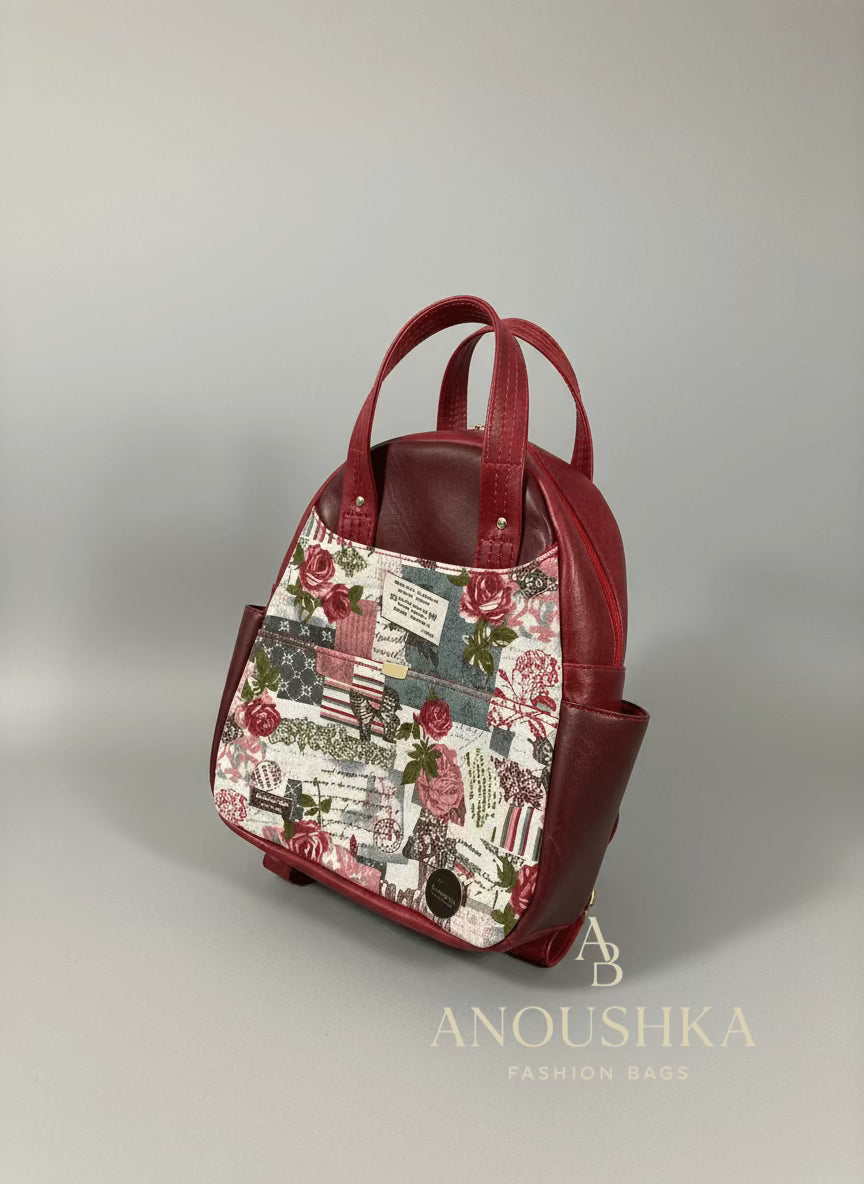 Zenaida Backpack (Maroon)