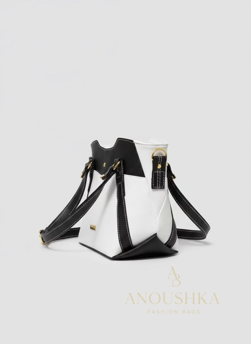 Hireath Handbag (Black & White)