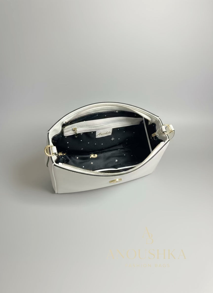 Hireath Handbag (Black & White)