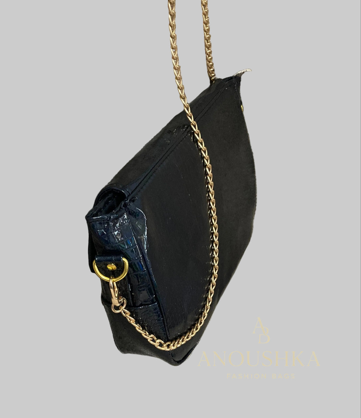 Alyssa Crossbody Bag (Black)