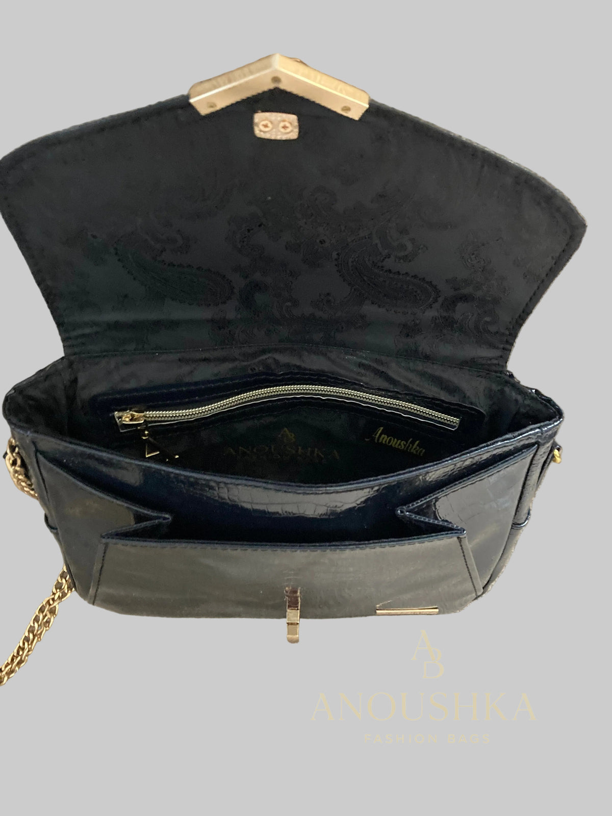 Alyssa Crossbody Bag (Black)