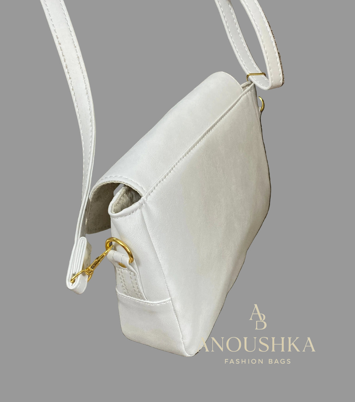 Alyssa Crossbody Bag (White)