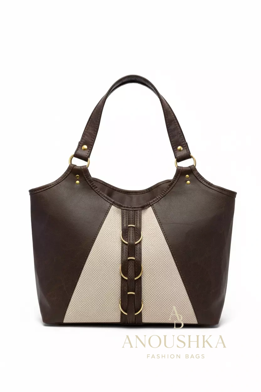 Talise Feminine Tote Bag (Black)
