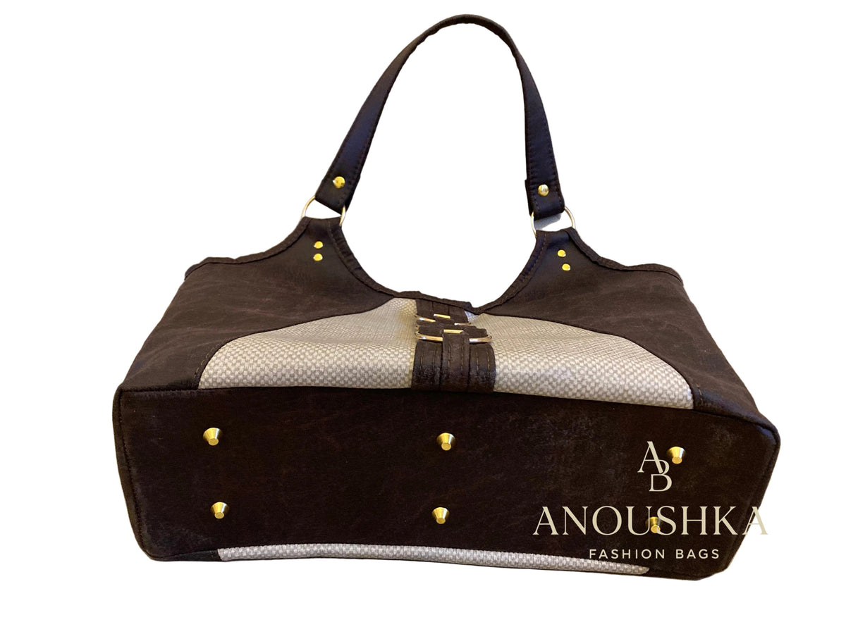 Talise Feminine Tote Bag (Black)