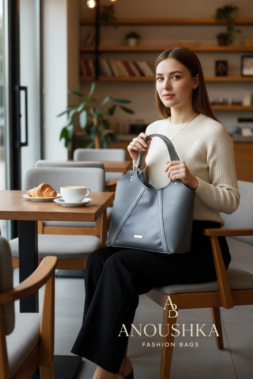 Talise Feminine Tote Bag (Grey)