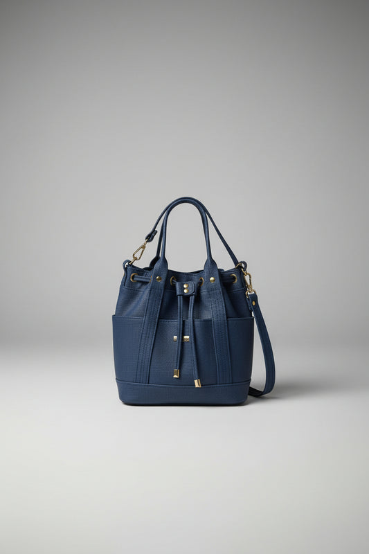 MARZIA Bucket Bag (Blue)