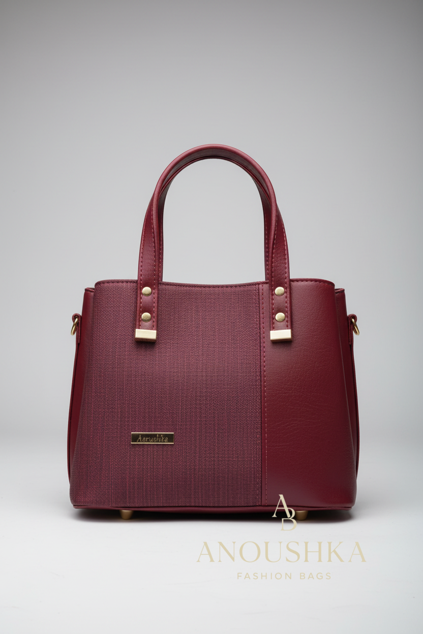 Soraya Divider Handbag (Red)