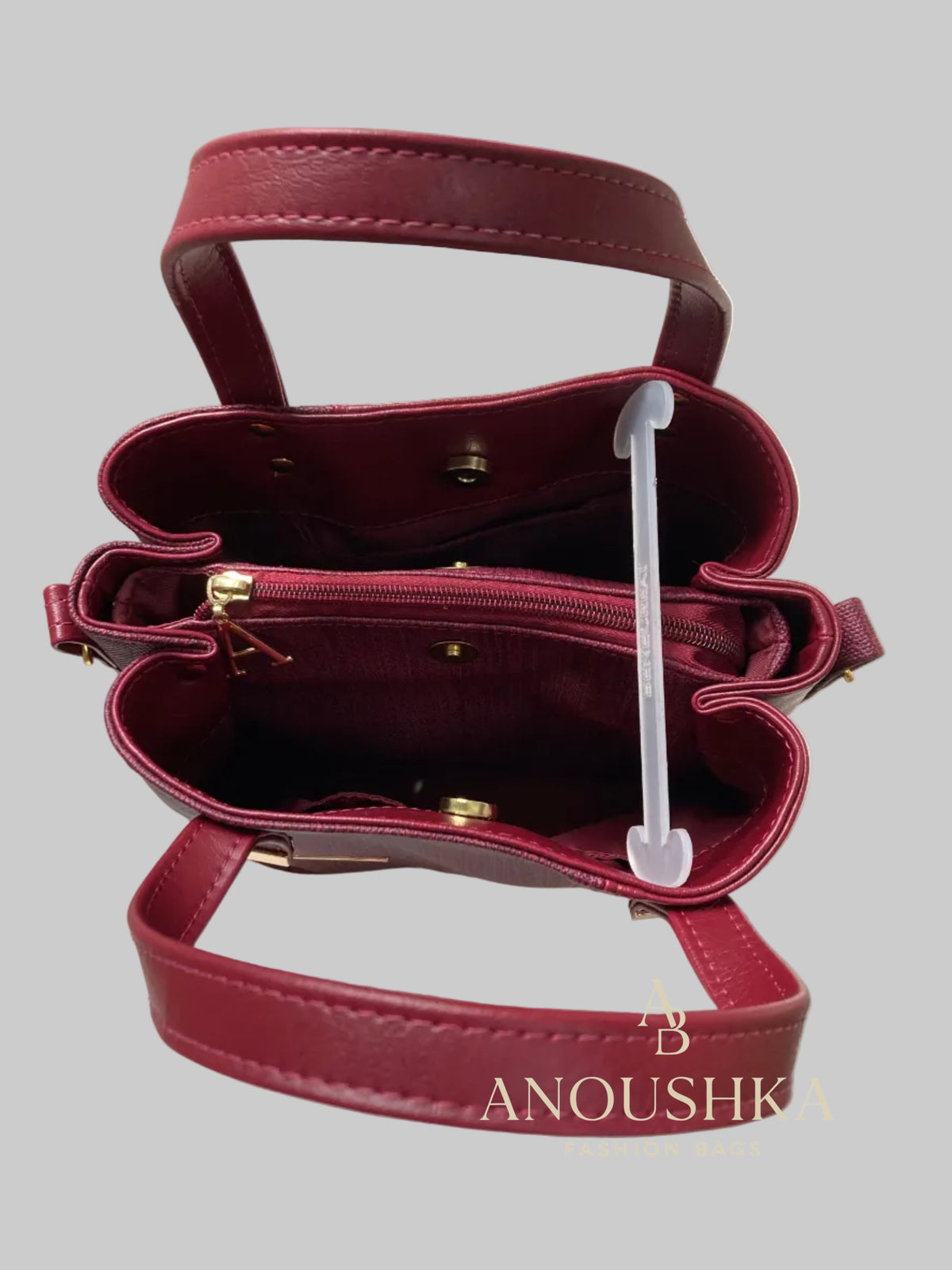 Soraya Divider Handbag (Red)