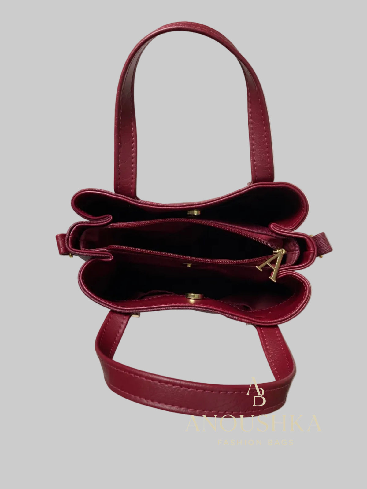 Soraya Divider Handbag (Red)