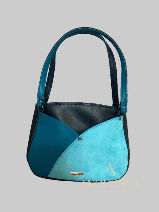 Reverdie Shoulder Bag (Teal/Black)
