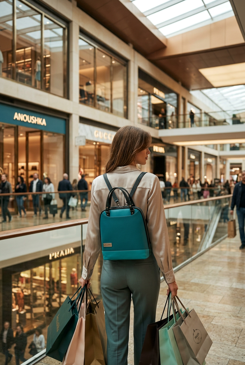Cora Convertible Bag (Teal)
