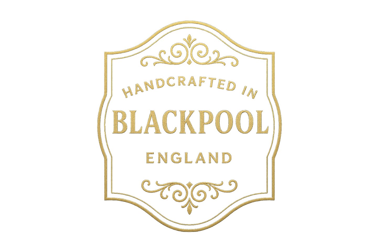 Handcrafted in Blackpool Badge
