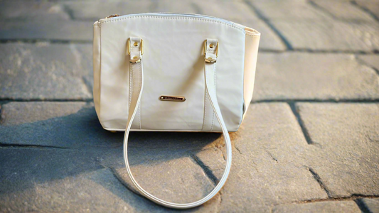 Rowena beige handbag
