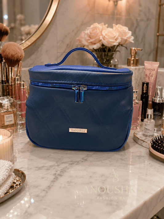Fernweh luxury vanity cosmetic case (Blue)