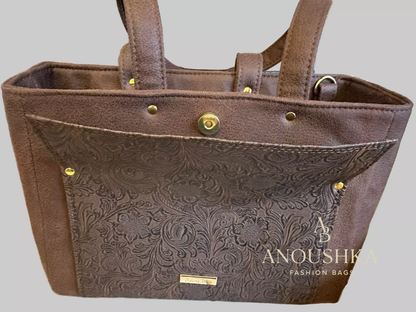 Charyn Handbag(Brown)