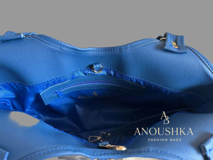 Talise Feminine Tote Bag (Blue)
