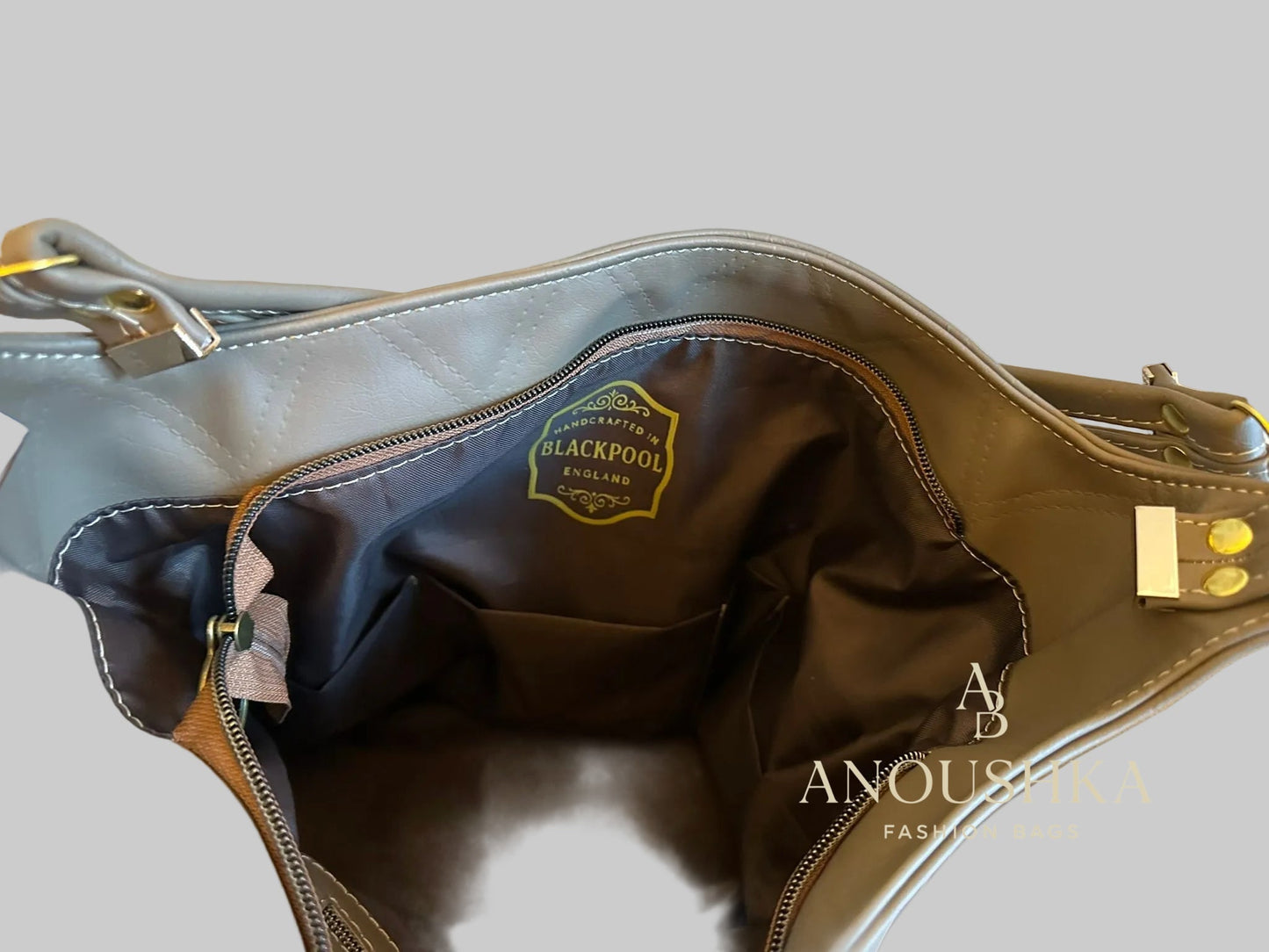Super Slouch Handbag(brown Quilt)