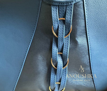 Talise Feminine Tote Bag (Blue)