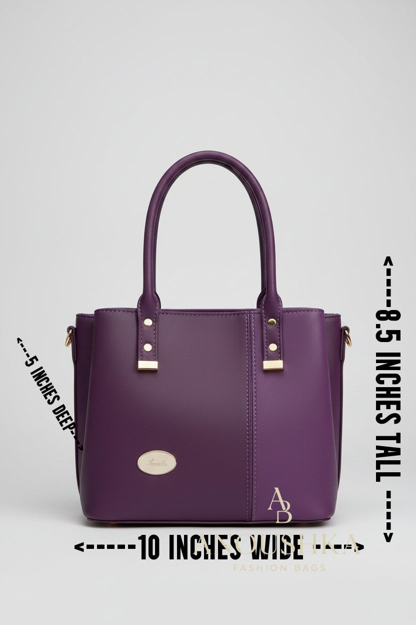 Soraya Divider Handbag(Purple)
