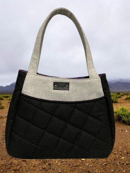 quilted padded tote