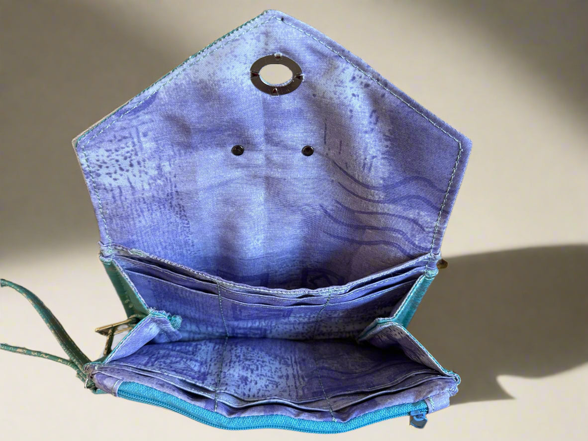 Gemini Purse/Wallet Sea blue