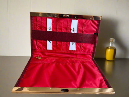 Compact Clutch Wallet (Red)