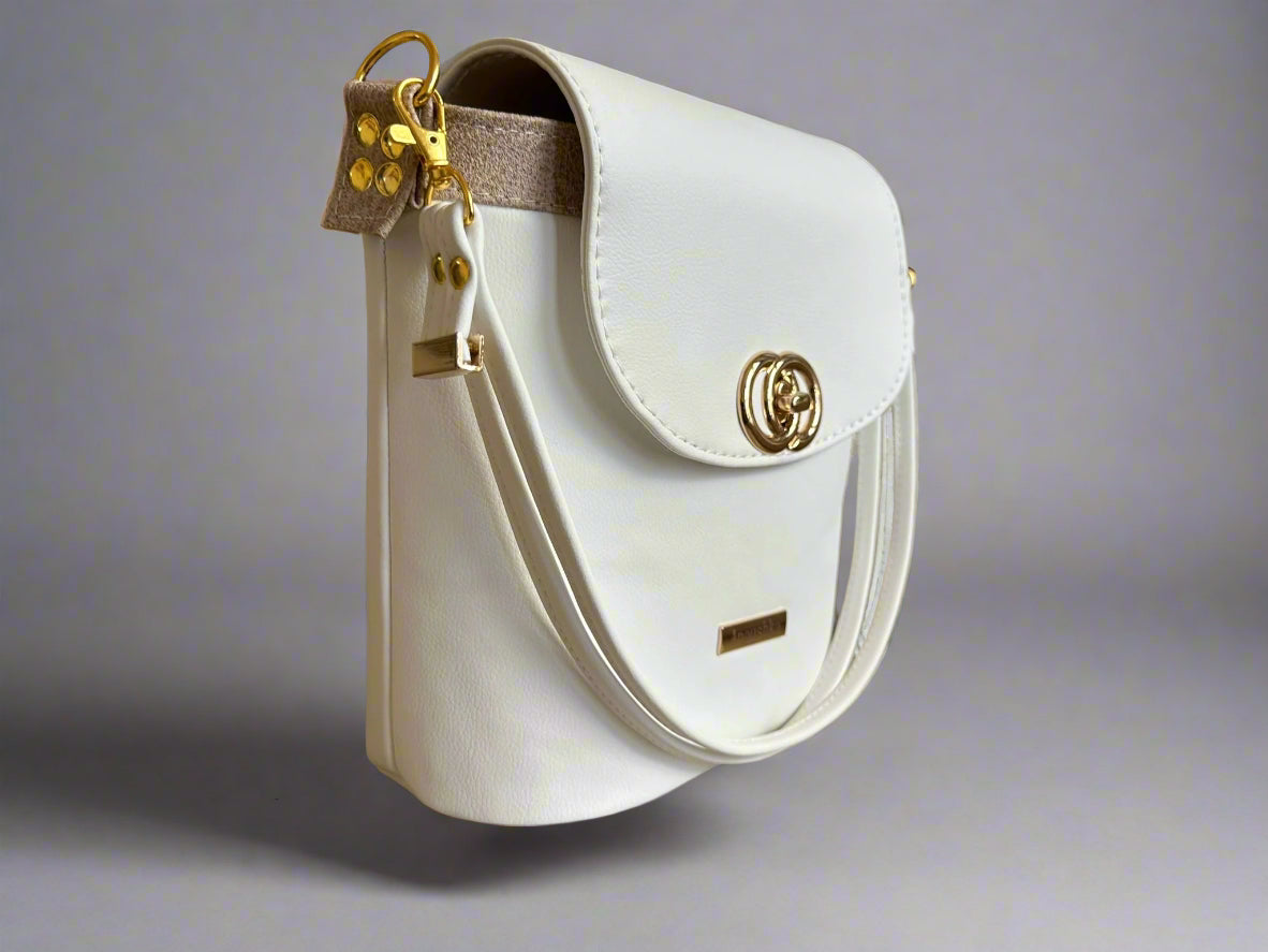 Baby Belle Bucket Bag (White)