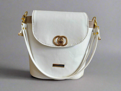 Baby Belle Bucket Bag (White)