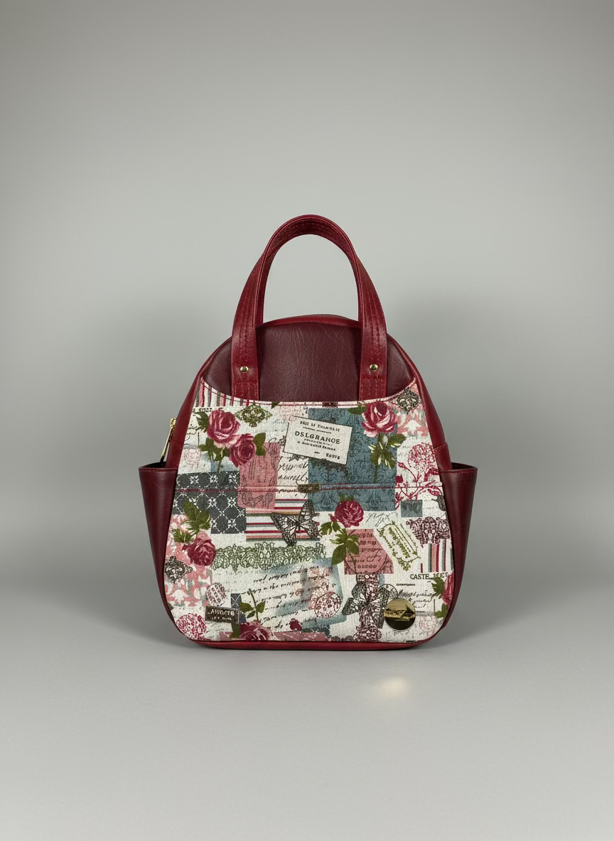 Zenaida Backpack (Maroon)