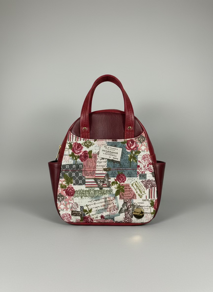 Zenaida Backpack (Maroon)