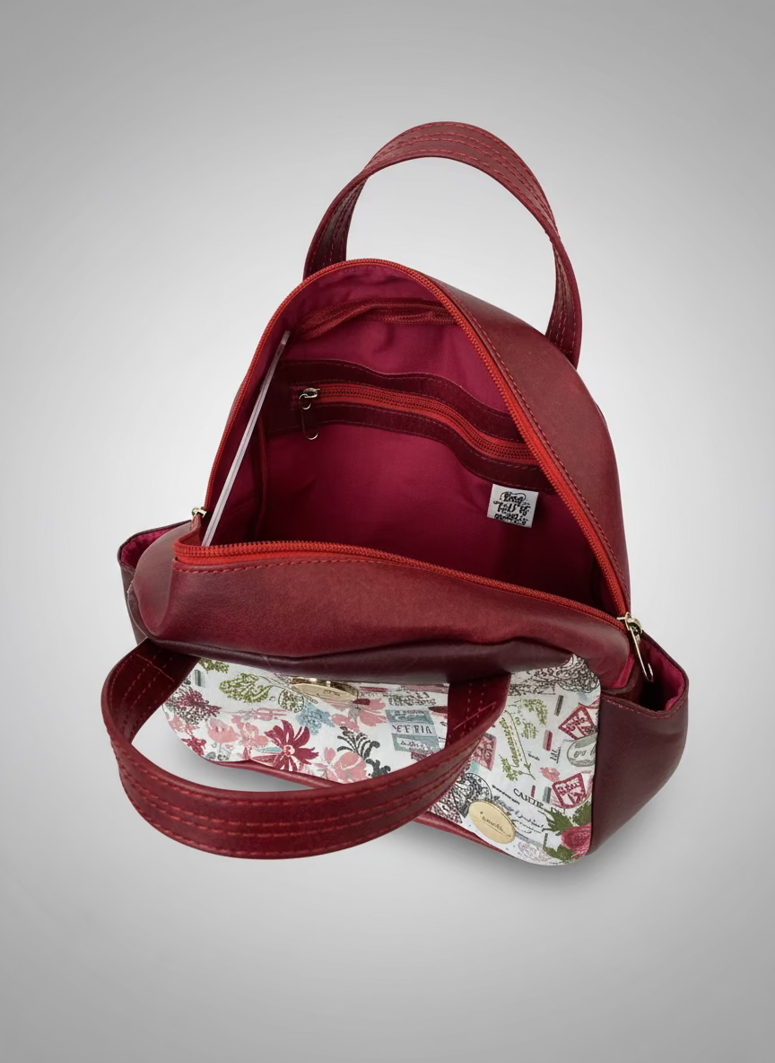 Zenaida Backpack (Maroon)