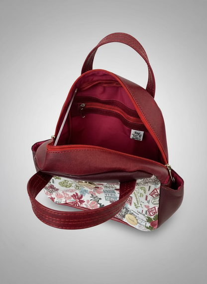 Zenaida Backpack (Maroon)