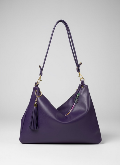 Traudy Triangular Shoulder Bag(Purple)