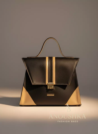 Jasmine Handbag(Black&Gold)