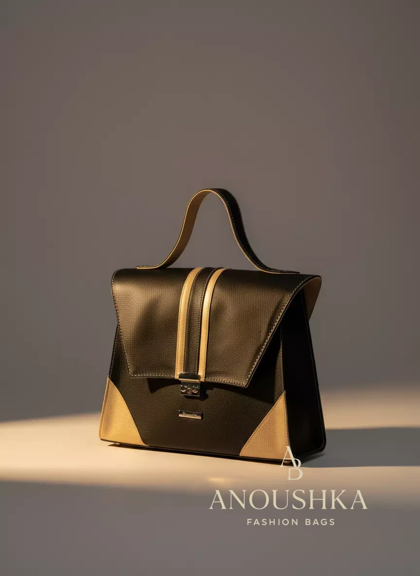 Jasmine Handbag(Black&Gold)