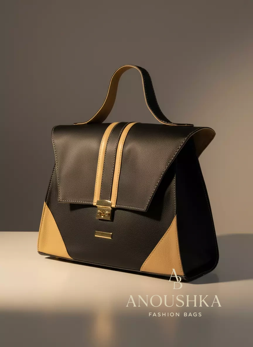 Jasmine Handbag(Black&Gold)