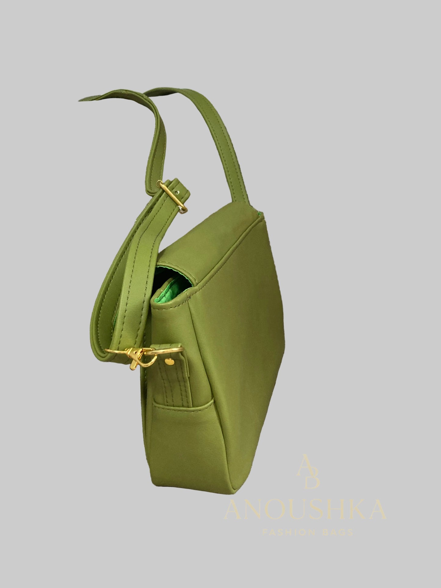 Alyssa Crossbody Bag (Olive Green)