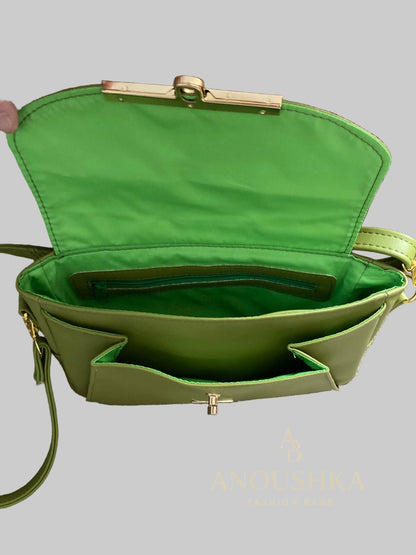 Alyssa Crossbody Bag (Olive Green)