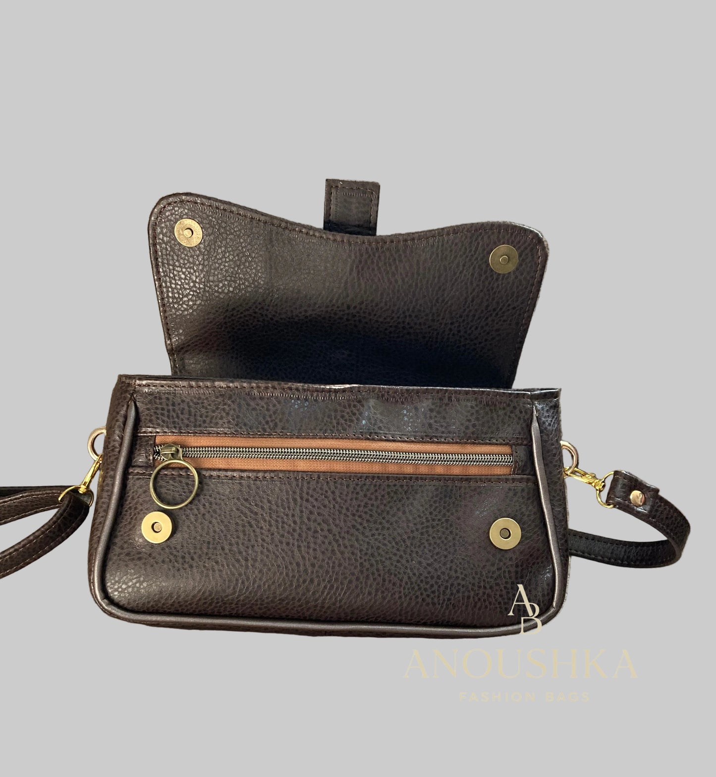 Juanita Crossbody Bag (Brown)